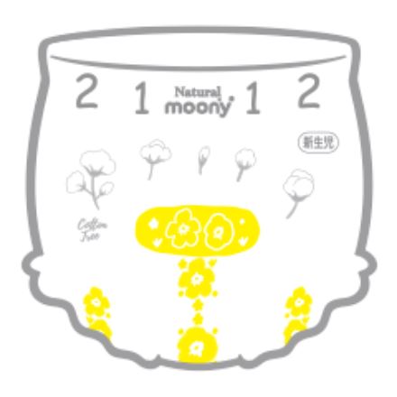 Unicharm Moony - Natural Moony Nappy Pants - Size M - 46pcs-Panda Kids and Baby