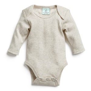 ergoPouch Bodywear - Long Sleeve Bodysuit Grey Marle-Panda Kids and Baby