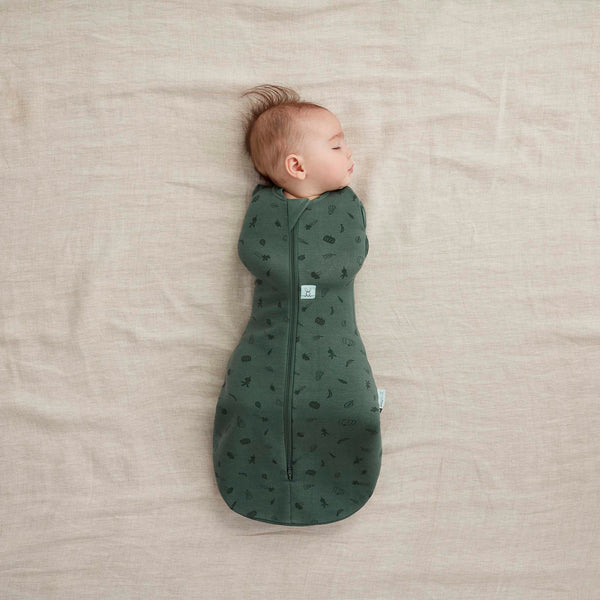 ergoPouch - Cocoon Swaddle Bag - Heritage 1.0tog Veggie Patch-Panda Kids and Baby