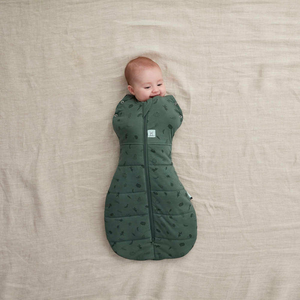ergoPouch - Cocoon Swaddle Bag - Heritage 1.0tog Veggie Patch-Panda Kids and Baby