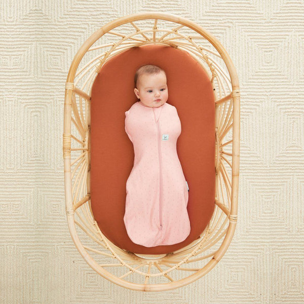 ergoPouch - Fitted Sheet - Bassinet - Rust-Panda Kids and Baby