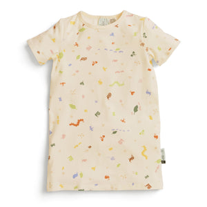 ergoPouch - Kids Short Sleeved Sleep Shirt 0.2tog - Critters-Panda Kids and Baby