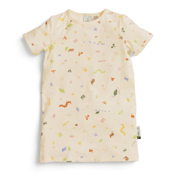 ergoPouch - Kids Short Sleeved Sleep Shirt 0.2tog - Critters-Panda Kids and Baby