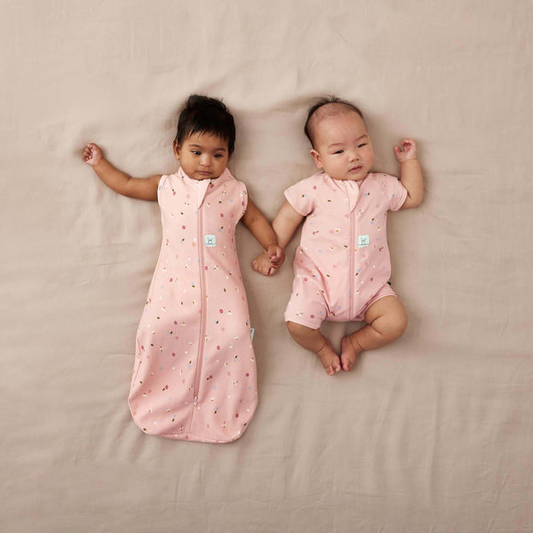 ergoPouch - Short Sleeve Layer - 0.2TOG - Daisies-Panda Kids and Baby