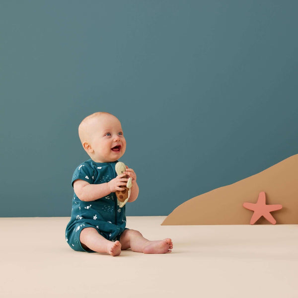 ergoPouch - Short Sleeve Layer - 0.2TOG - Ocean-Panda Kids and Baby