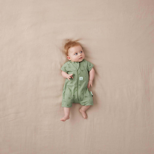 ergoPouch - Short Sleeve Layer - 0.2TOG - Willow-Panda Kids and Baby