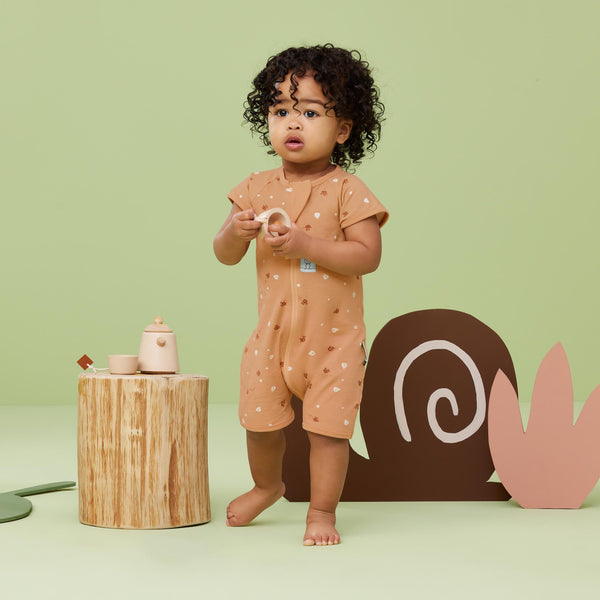 ergoPouch - Short Sleeved Layers 0.2tog - Honey Bees-Panda Kids and Baby