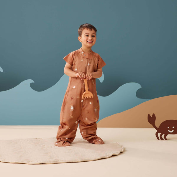 ergoPouch - Sleep Suit Bag - 1.0TOG - Sunny-Panda Kids and Baby