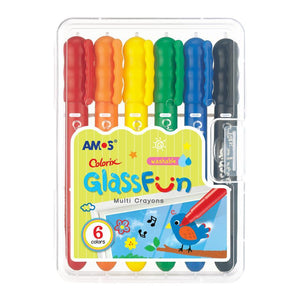 AMOS - Glass Fun - 6 Pack Kids Art AMOS 