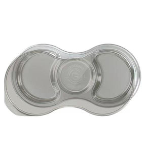 Grosmimi - Stainless Steel SUS304 Baby Food Tray with Lid Feeding Grosmimi 3 compartment 