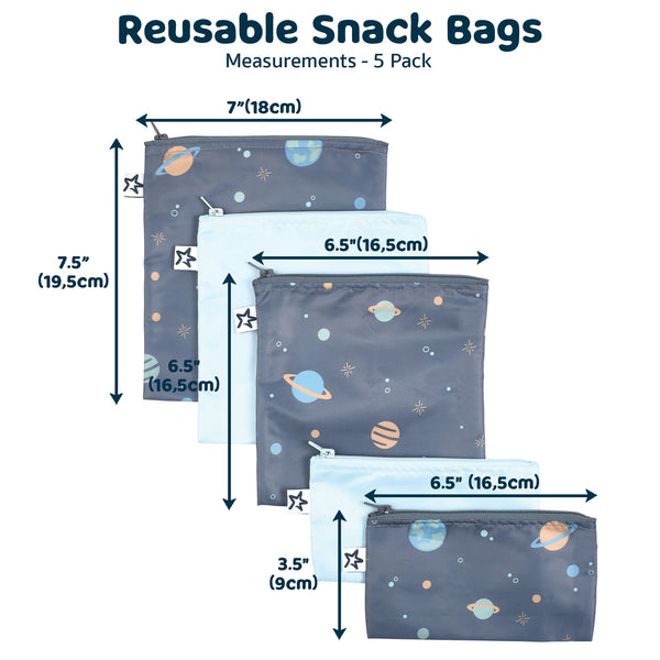 Tiny Twinkle - Snack Bag 5 Pack - Space