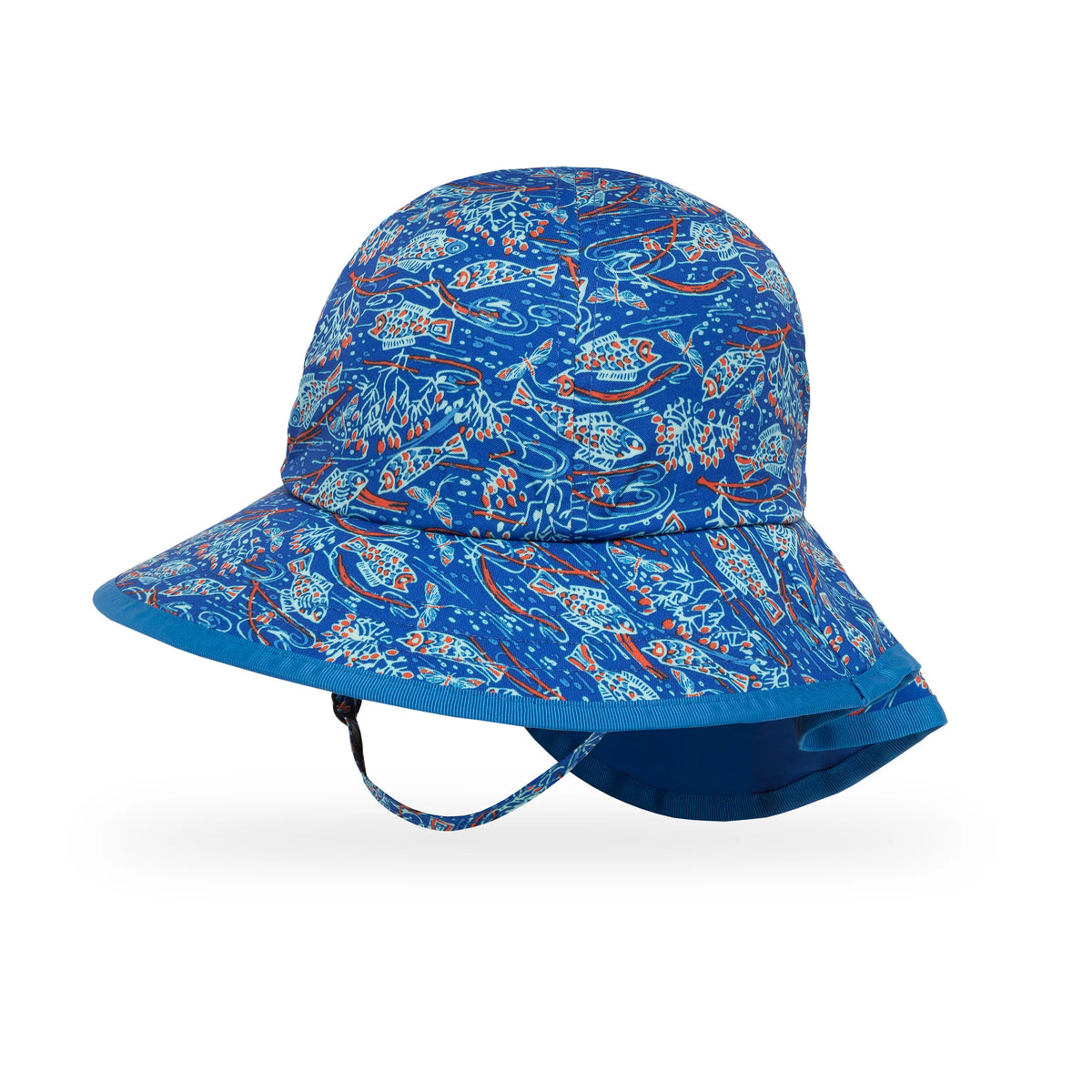 Sunday Afternoons Kids Play Hat - UPF 50+, Water Repellent, Breakaway Chin Strap, Floatable Brim