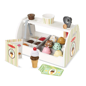Melissa & Doug - Scoop & Serve Ice Cream Counter-Panda Kids and Baby