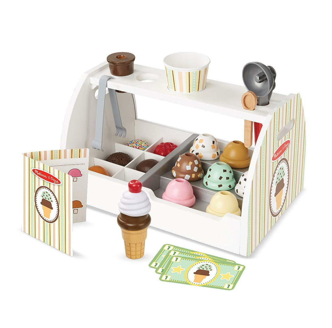 Melissa & Doug - Scoop & Serve Ice Cream Counter-Panda Kids and Baby